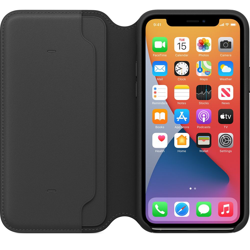 Чехол-книжка Apple Leather Folio iPhone 11 Pro Black (Чёрный