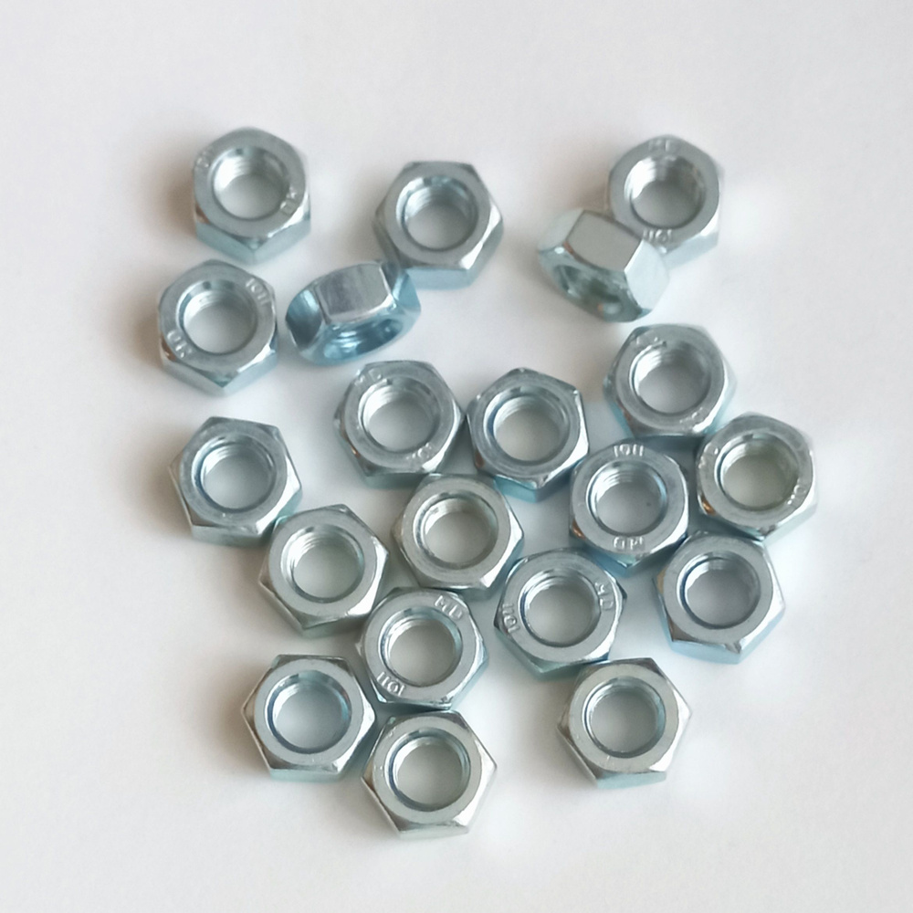 Гайка DIN 934 М8 оц. ст., кл.пр. 10, Германия, 20 шт. - купить с ...