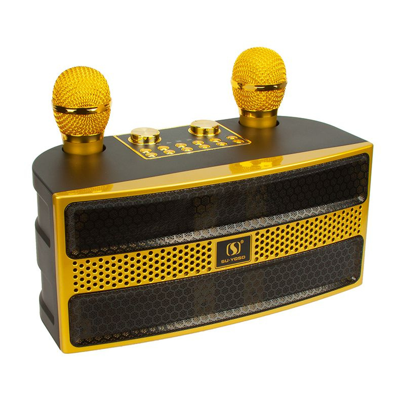 Bluetooth колонка- Караоке с 2 беспроводными микрофонами YS-202 ...