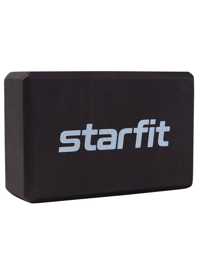 Блок для йоги Starfit YB-200 EVA, 22,5х15х8 см, 115 гр, черный #1