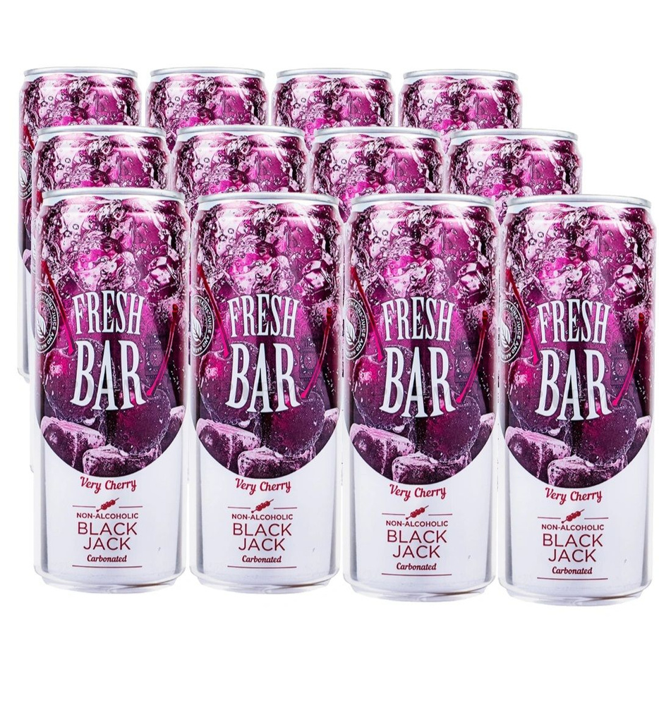 Напиток Fresh Bar Black Jack 0.5 л по 12 штук - купить с доставкой по ...