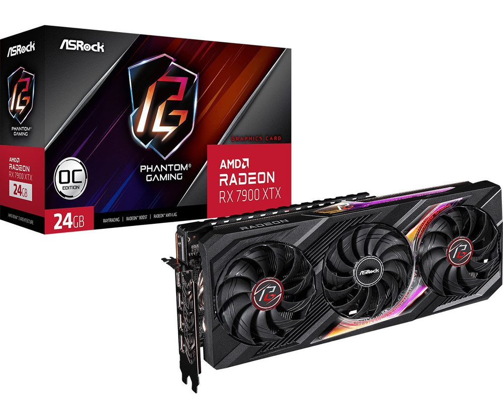 Вопросы и ответы о ASRock Видеокарта Radeon RX 7900 XTX Phantom Gaming OC  24 ГБ (RX7900XTX PG 24GO) – OZON