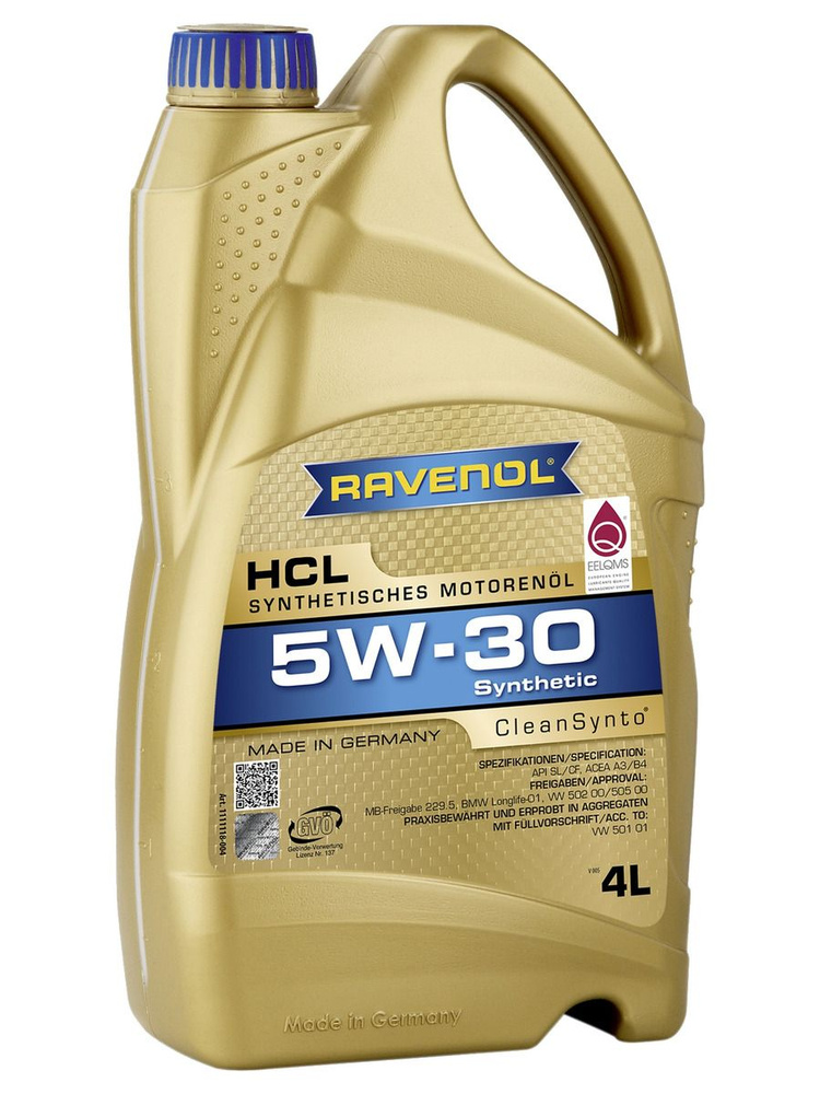 RAVENOL HCL 5W-30 Масло моторное, Синтетическое, 4 л #1