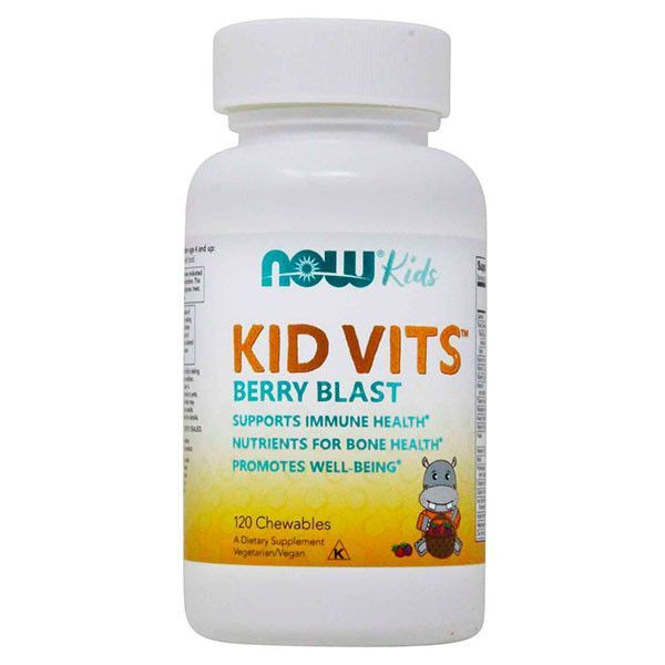 Витамины для детей NOW Kid Vits Berry Blast, 120 жевательных таблеток  #1