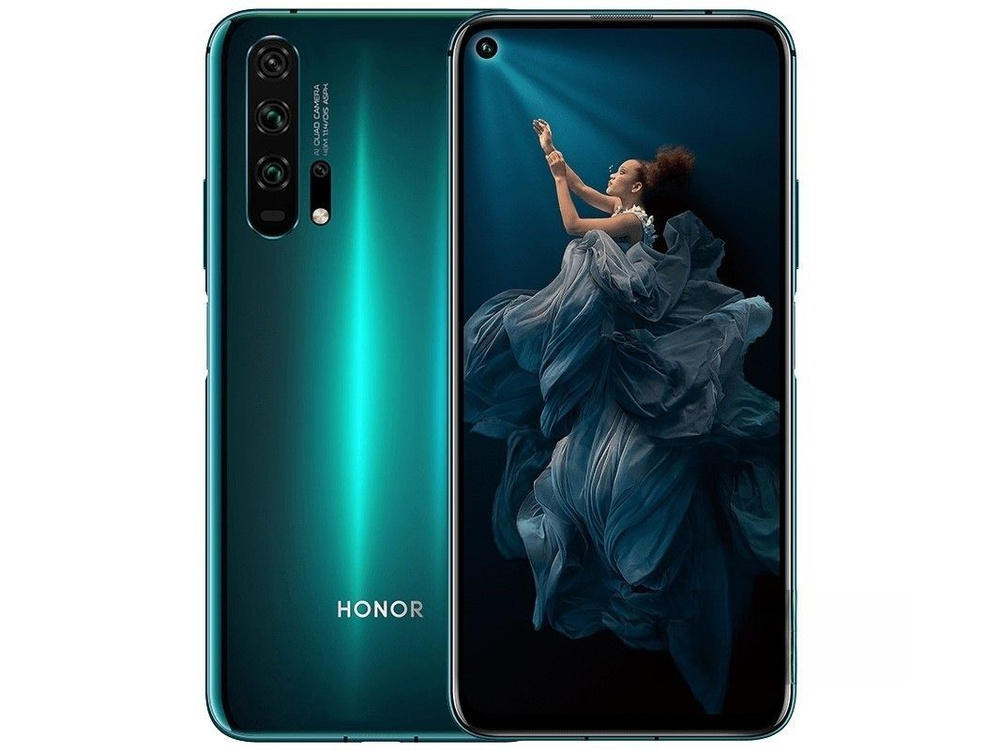 Honor Смартфон honor20pro 8/128 ГБ, зеленый #1