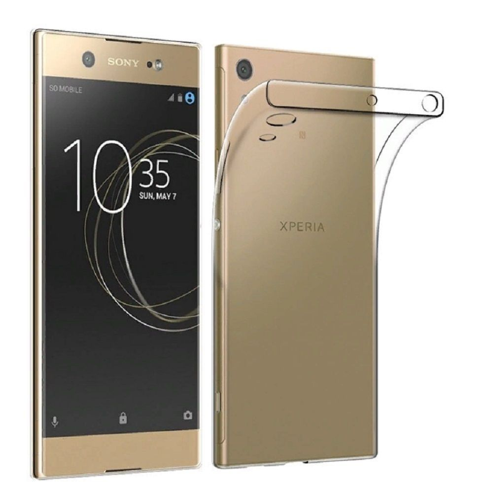 Силиконовый чехол для Sony Xperia XA1 прозрачный - купить с доставкой по  выгодным ценам в интернет-магазине OZON (823459479)