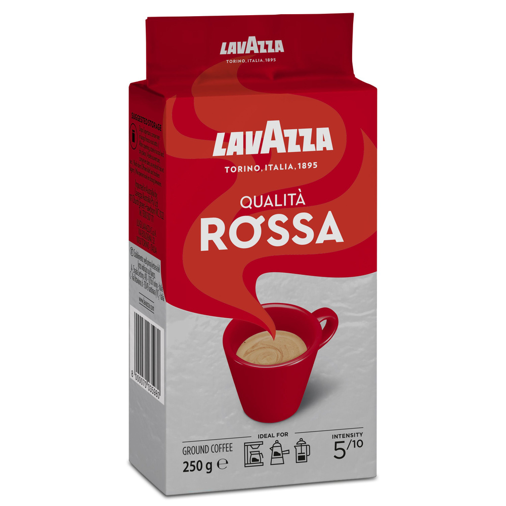 Кофе молотый Lavazza Qualita Rossa, 250гр #1