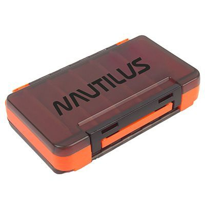 Коробка для приманок Nautilus 2-х сторонняя Orange NB2-175 габариты 17,5*10,5*3,8, оранжевая  #1