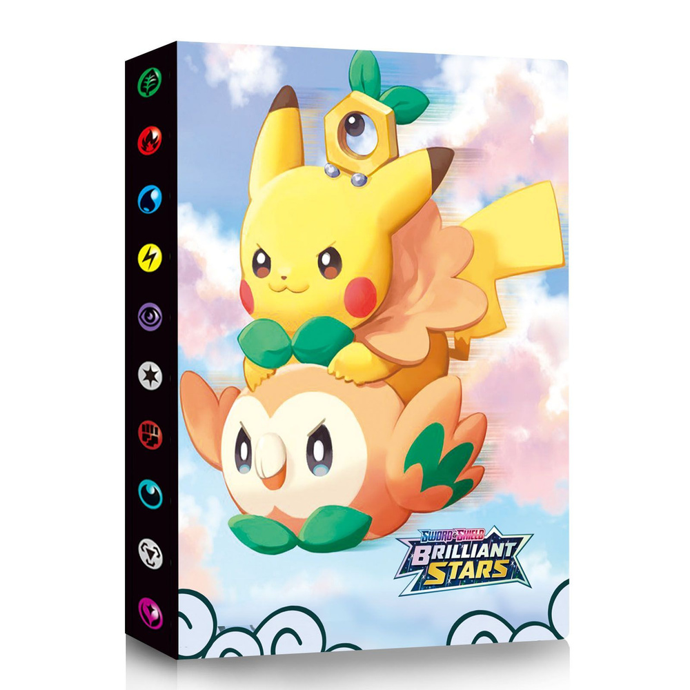 Книга коллекционных карточек покемонов, 30 страниц, содержит 240 ...