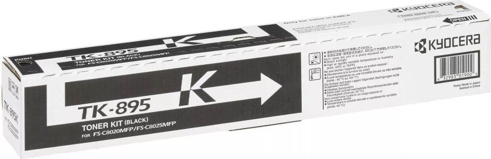 Картридж Kyocera TK-895K (1T02K00NL0) для Kyocera FS-C8020MFP/ FS-C8025MFP black, 12000 страниц  #1