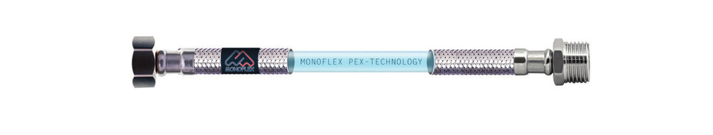 Гибкая подводка для воды 120см х 1/2" В/Н из сшитого полиэтилена PEX-TECHNOLOGY, MONOFLEX, Н01528  #1