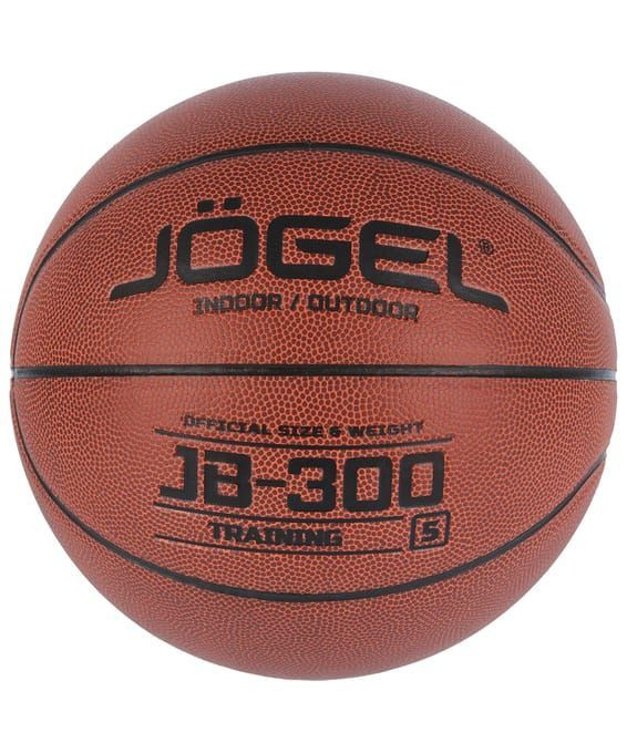 JOGEL Мяч баскетбольный, 5 размер, коричневый #1