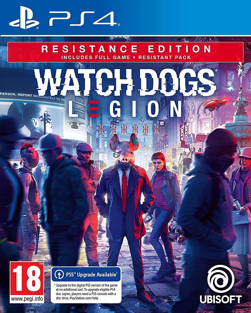 Игра Watch Dogs: Legion. Resistance Edition (PlayStation 4, Английская  версия)