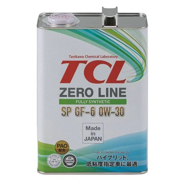 TCL ZERO LINE FUEL ECONOMY 0W-30 Масло моторное, Синтетическое, 4 л #1