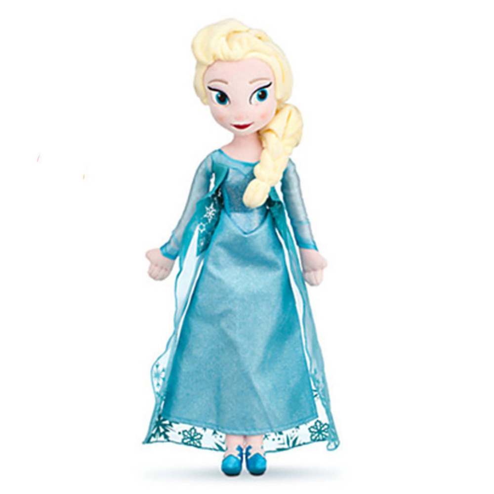 40 см плюшевая игрушка Disney Frozen Эльза Анна принцесса кукла - купить с  доставкой по выгодным ценам в интернет-магазине OZON (1495768296)