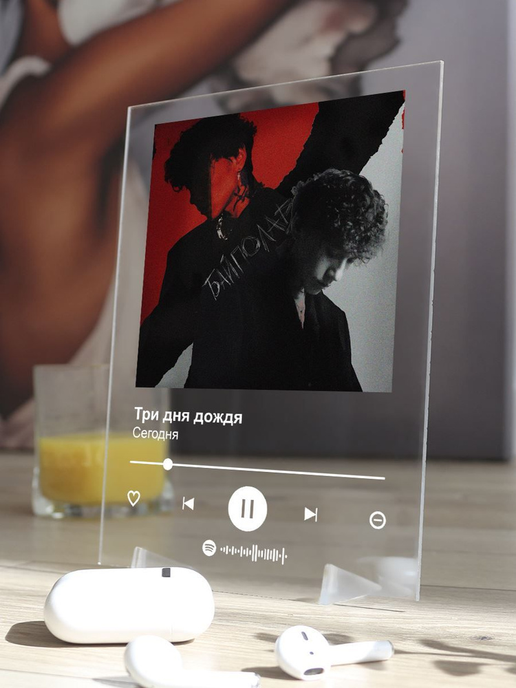 Три дня дождя - Сегодня, Spotify-постер 15х20см #1
