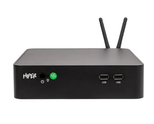 HIPER Мини-ПК M8 (61GFBDT1QG) (Intel Pentium Gold G6405, RAM Отсутствует, Без видеокарты, Без ОС), 61GFBDT1QG, #1