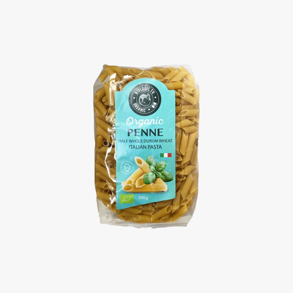 Паста из полупросеянной цельнозерновой муки твёрдой итальянской пшеницы ...