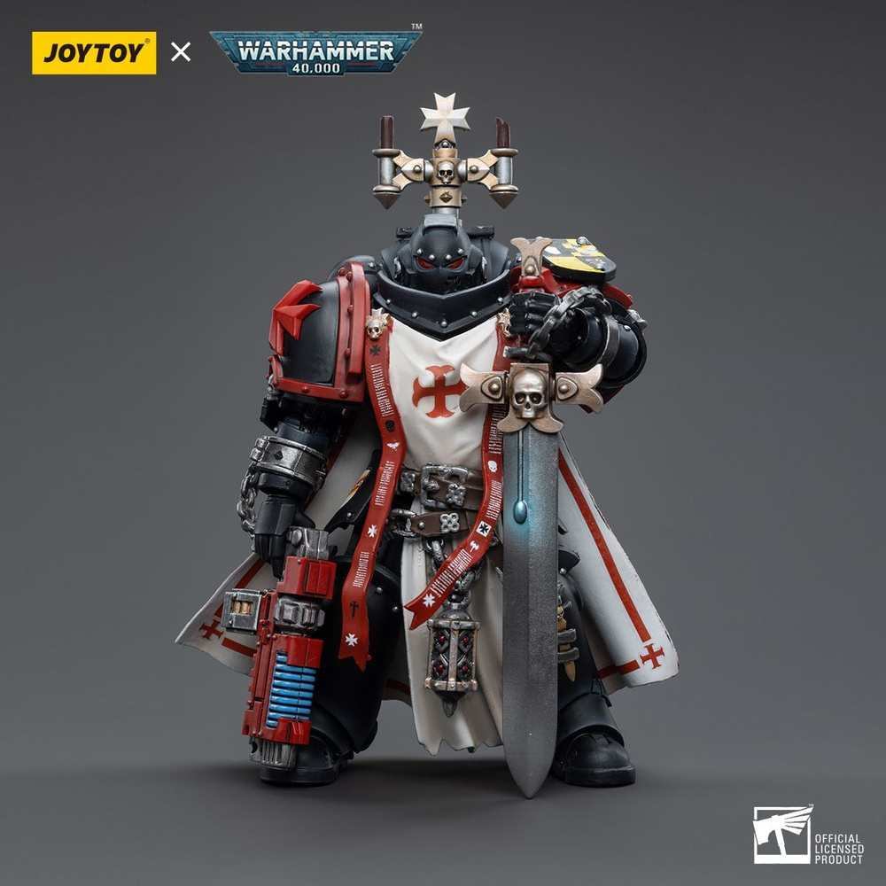 Подвижная фигурка JOYTOY Warhammer 40K Black Templars Sword