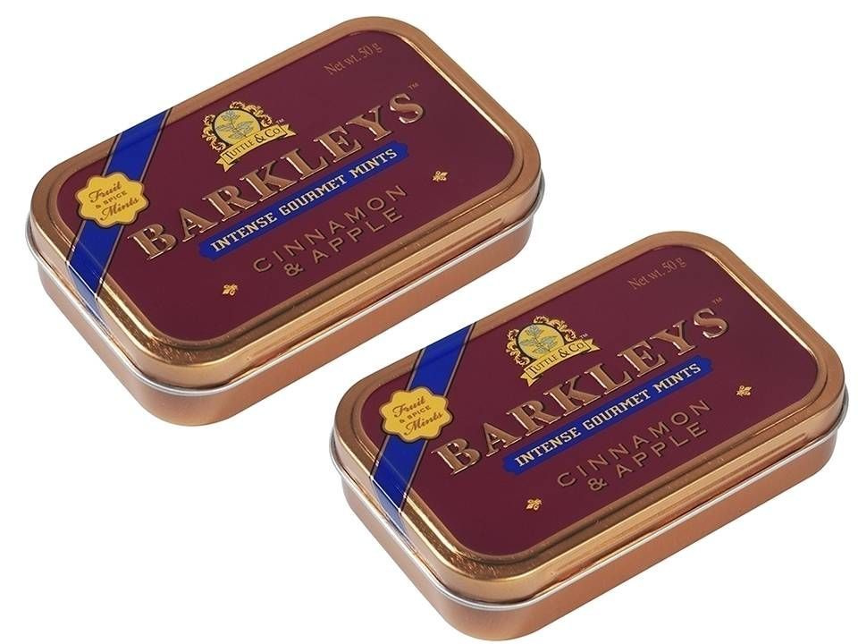 Леденцы BARKLEYS Mints CINNAMON/APPLE Корица и Яблоко 50г*2шт. #1