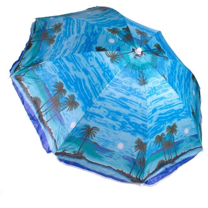 Зонт пляжный цветной принт 1,85 м #1