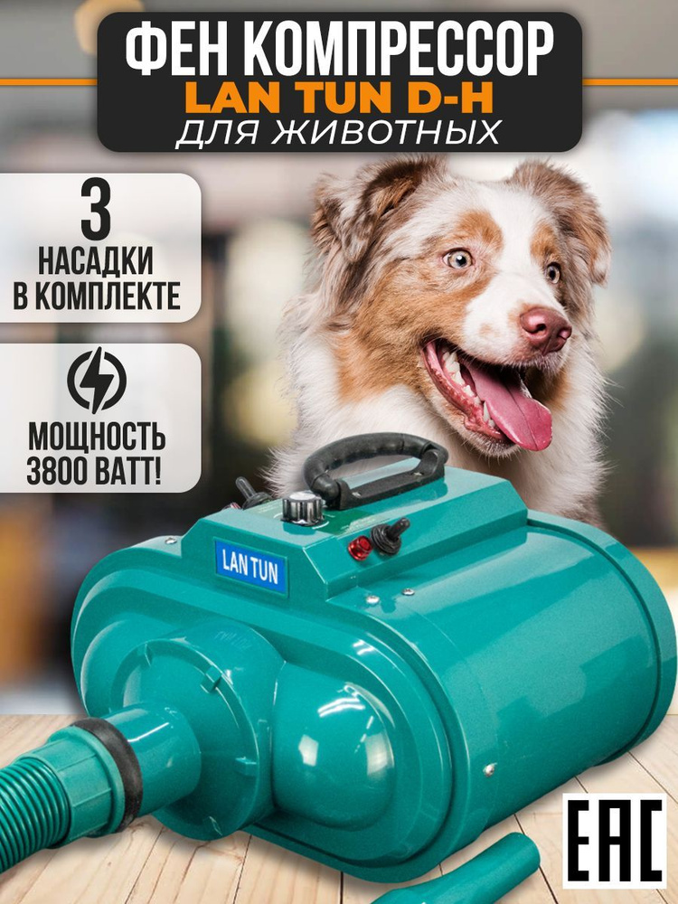 Фен компрессор для собак LanTun DH 3800 Ватт #1