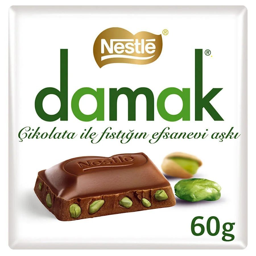 Nestle Damak Фисташковый шоколад 60 гр.