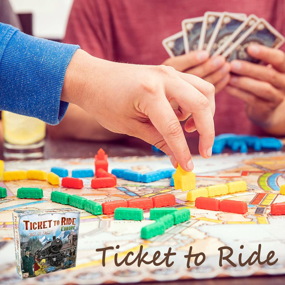 Ticket to Ride Европа Europe , Билет на поезд Европа настольная игра /  Английский / Наземный и воздушный транспорт - купить с доставкой по  выгодным ценам в интернет-магазине OZON (1317328809)