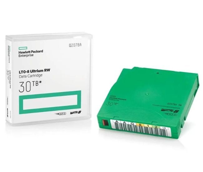 HPE Q2078A Ленточный накопитель HP Ultrium LTO8 Data Cartridge 30TB RW #1