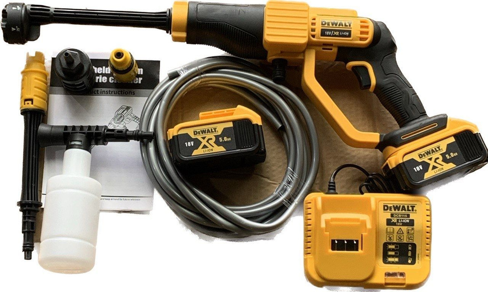  мини мойка высокого давления DeWALT DCPW550 -  с .