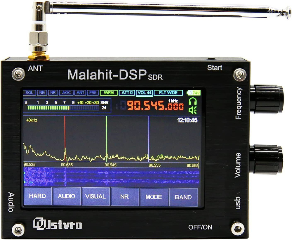 1.10D версия малахит 50KHz-2GHz малахитовый DSP SDR приемник AM SSB ...
