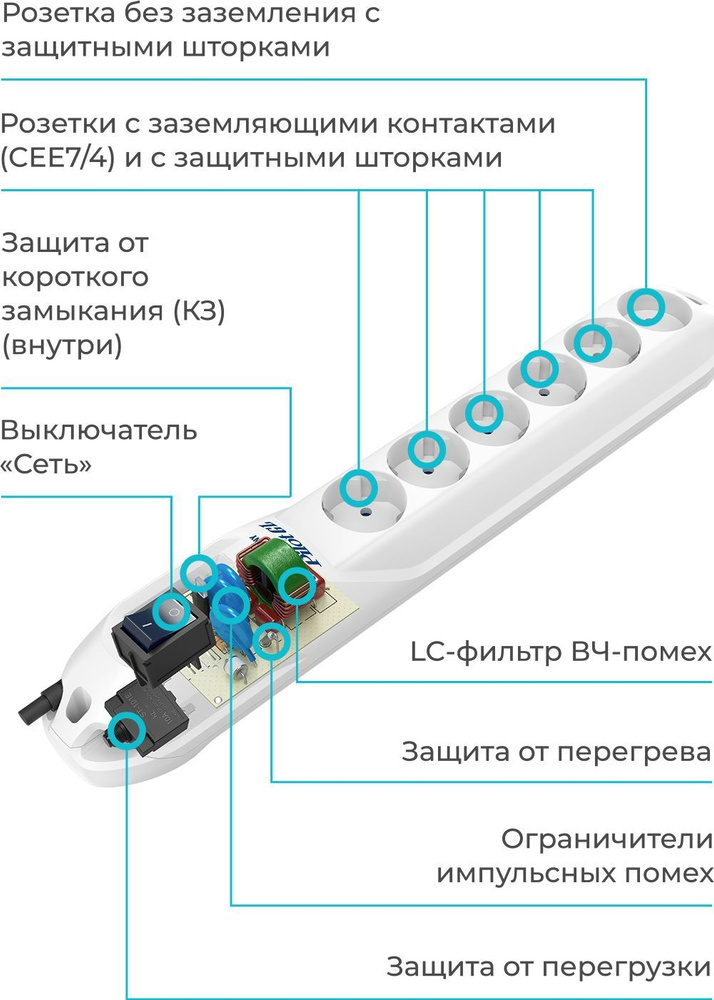 Сетевой фильтр Pilot Pilot GL 7M - купить по выгодной цене в интернет ...