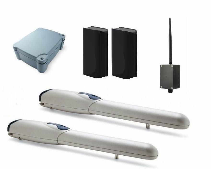 Автоматика для распашных ворот NICE WINGO5KLT-FAWR-BT, комплект: 2 ...