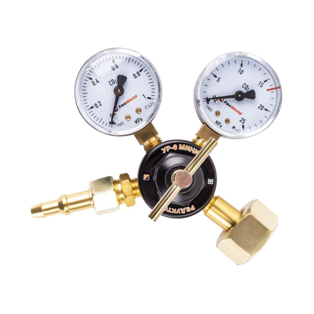 Редуктор углекислотный мини УР-6-6 2 манометра - купить с доставкой по ...