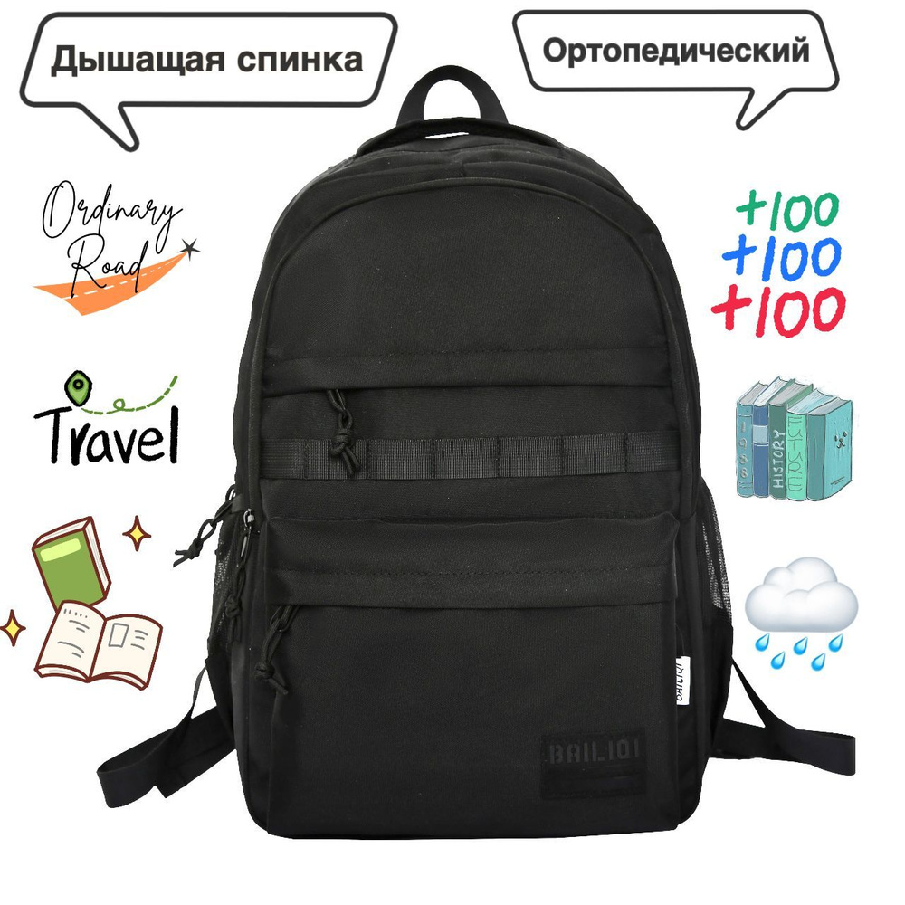 Рюкзак женский мужской спортивный городской туристический для ...