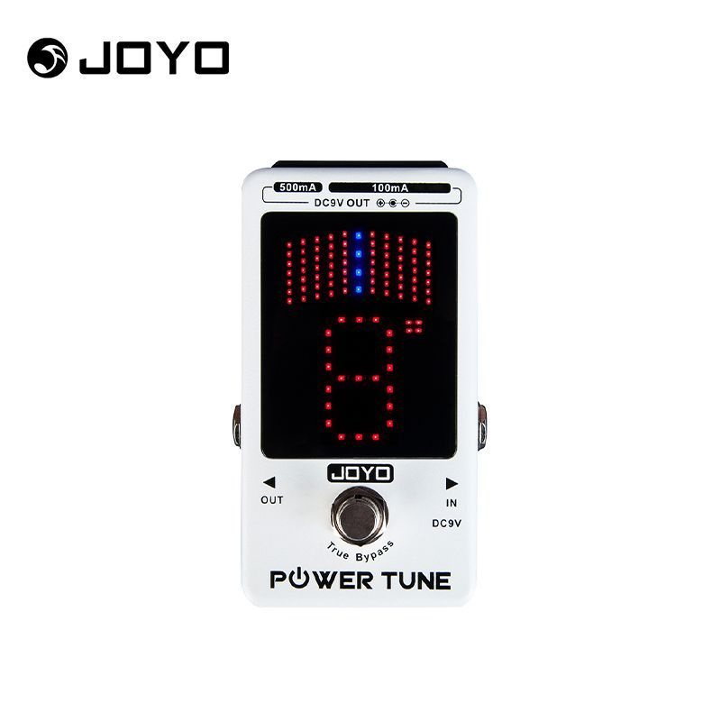 JOYO JF-18R POWER TUNE Гитарный педальный тюнер 2 в 1 Гитарный тюнер Power и True Bypass Tuner  #1