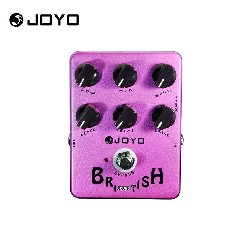 JOYO JF-16 British Sound Педаль симулятора рок-усилителя Brit-Rock Era BluesBreaker Overdrive для электрогитары #1