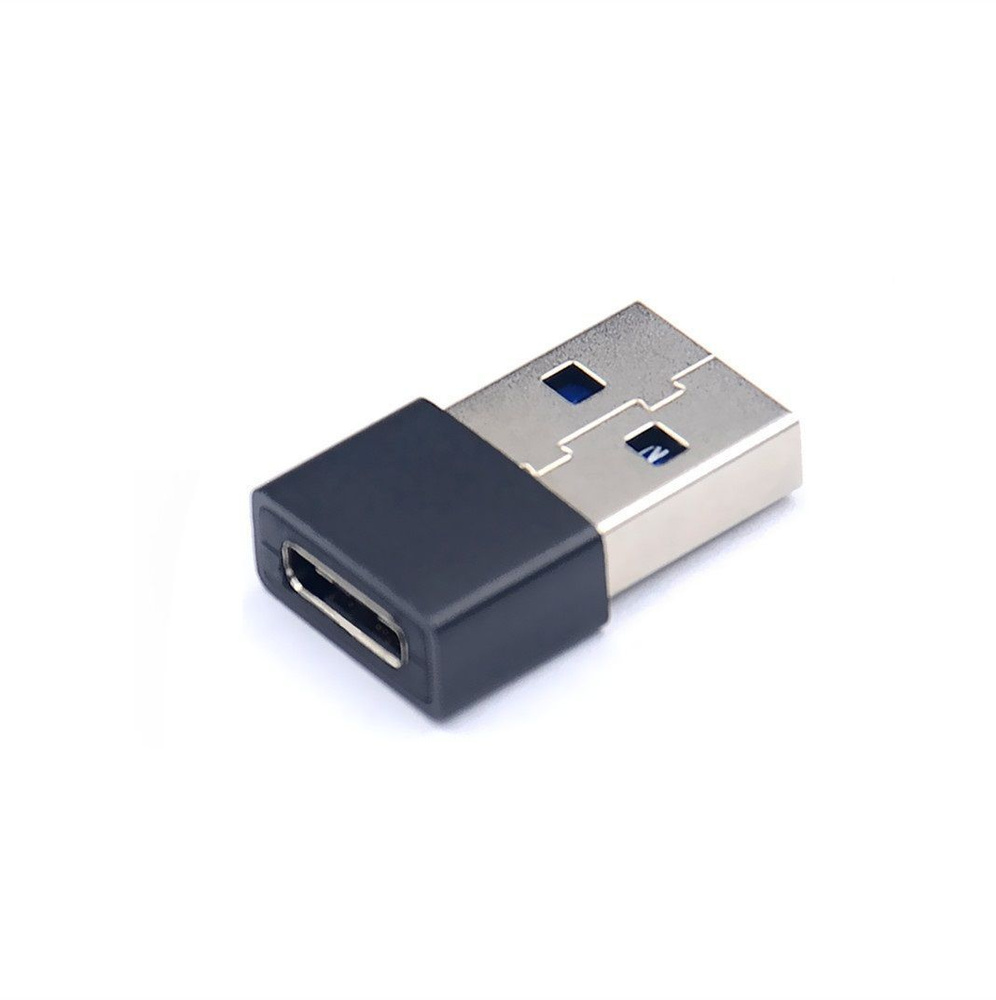 Адаптер OTG / Переходник Type-C (разъем) на USB 2.0 (штекер) для смартфонов  Apple Android - купить с доставкой по выгодным ценам в интернет-магазине  OZON (1055674570)