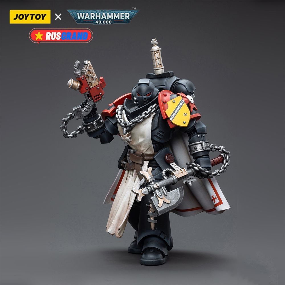 Подвижная фигурка JOYTOY Warhammer 40000 Black Templars Primaris Sword  Brethren Granbertus - купить с доставкой по выгодным ценам в  интернет-магазине OZON (1004188169)