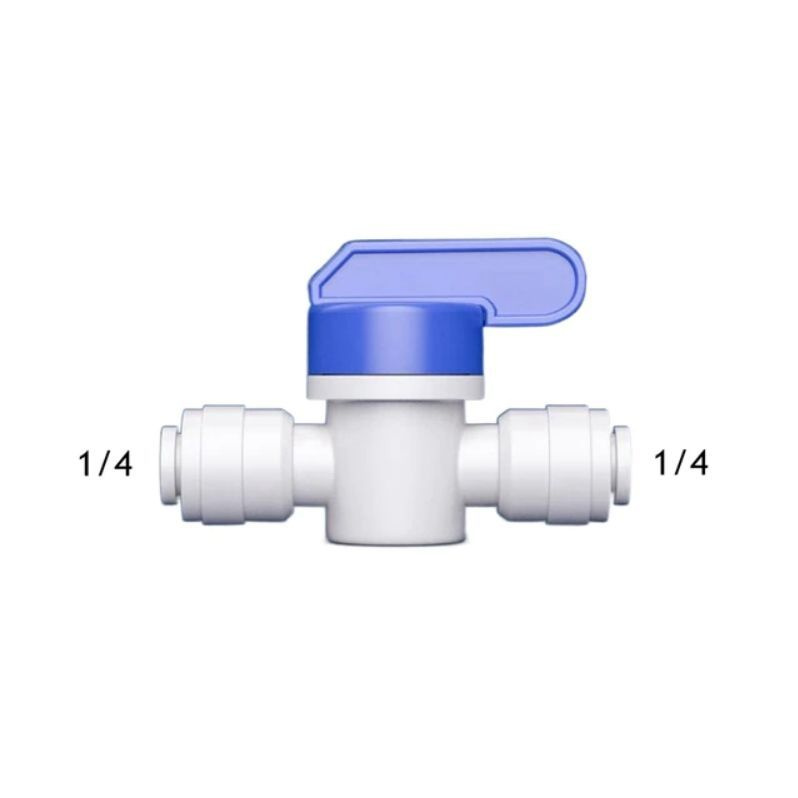 Кран Hubert для фильтра на трубку 1/4" (фитинг под трубку 1/4''), совместим со всеми системами (Родничок, #1