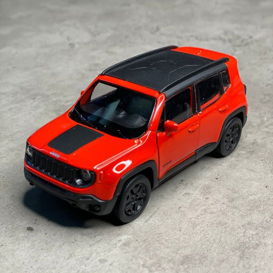 Металлическая машинка Welly JEEP RENEGADE 2016 Джип Ренегат, инерционная,  цвет Красный - купить с доставкой по выгодным ценам в интернет-магазине  OZON (978489792)