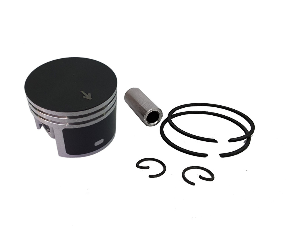 Поршень с графитовым покрытием (38мм, палец 10мм) в сборе для бензопилы ...