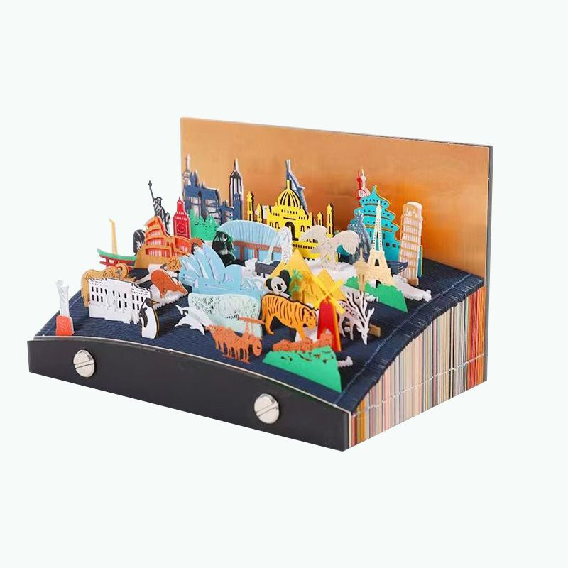 YOYO,3D модель календаря на 2024 год - карта мира, креативный подарок -купить с доставкой по выгодным ценам в интернет-магазине OZON (1315864851)