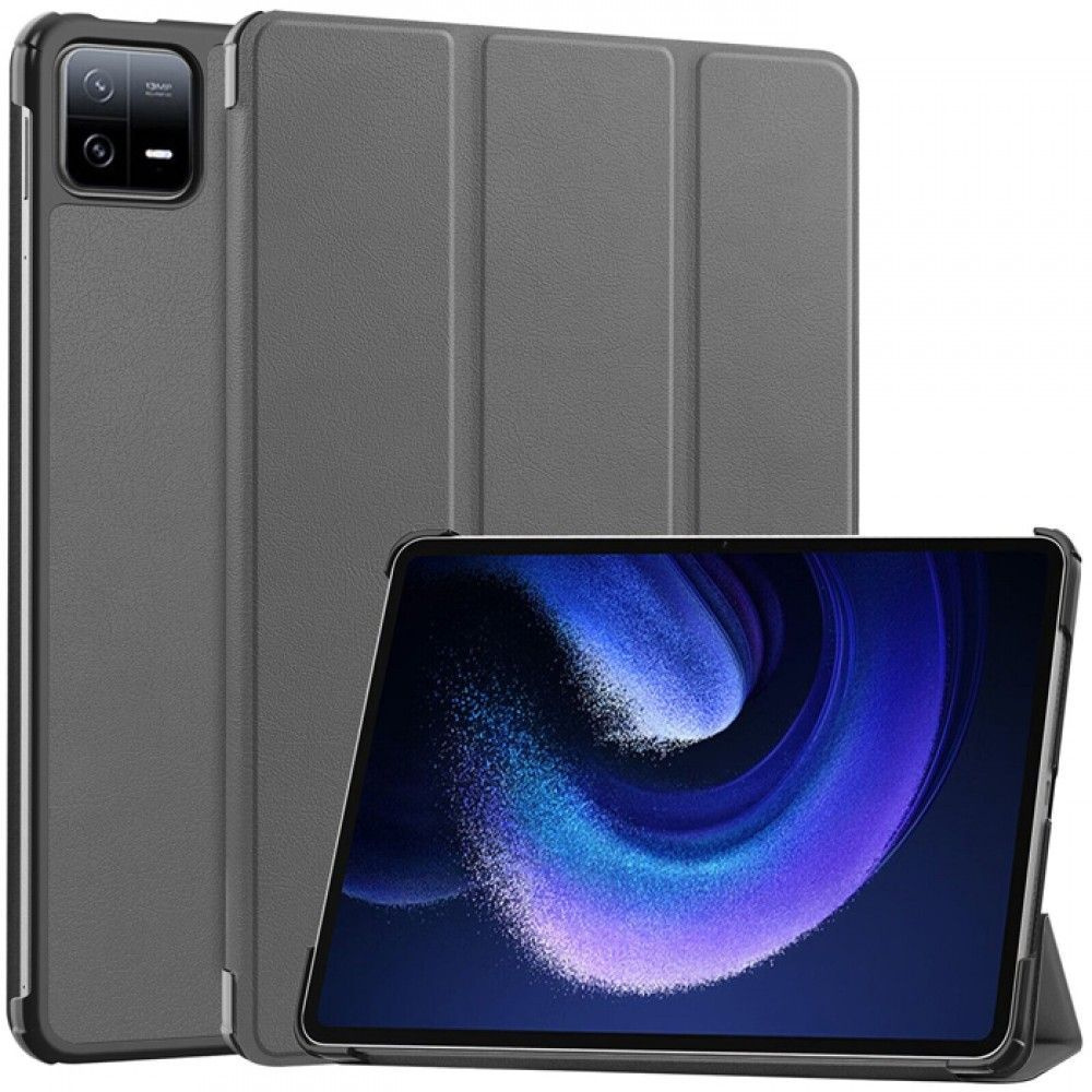 Умный чехол для Xiaomi Pad 6/Pad 6 Pro/Ксиаоми Пад 6 2023 года, 11 дюйма,  серый - купить с доставкой по выгодным ценам в интернет-магазине OZON  (1038262541)