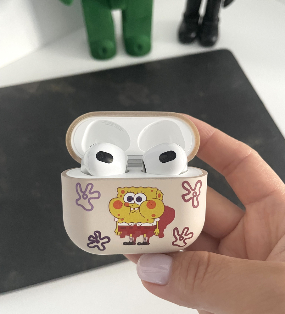 Чехол для наушников AirPods 3, Sponge&Square, SpongeBob #1