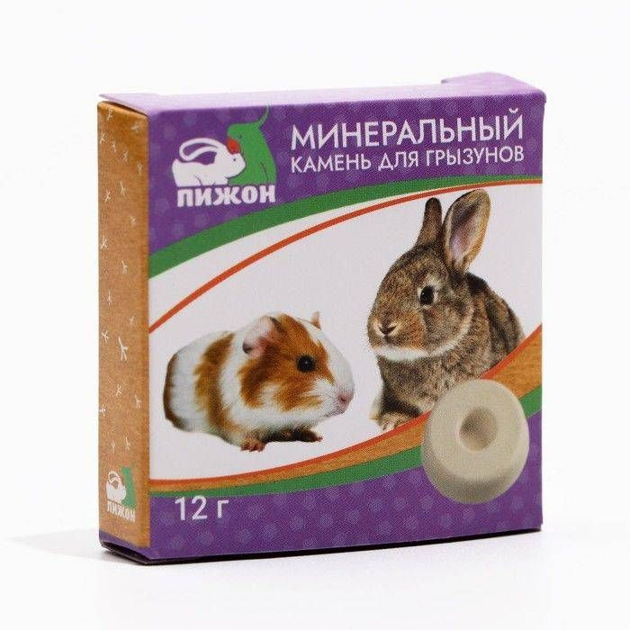 Минеральный камень для грызунов, 12 г, 6 шт. #1