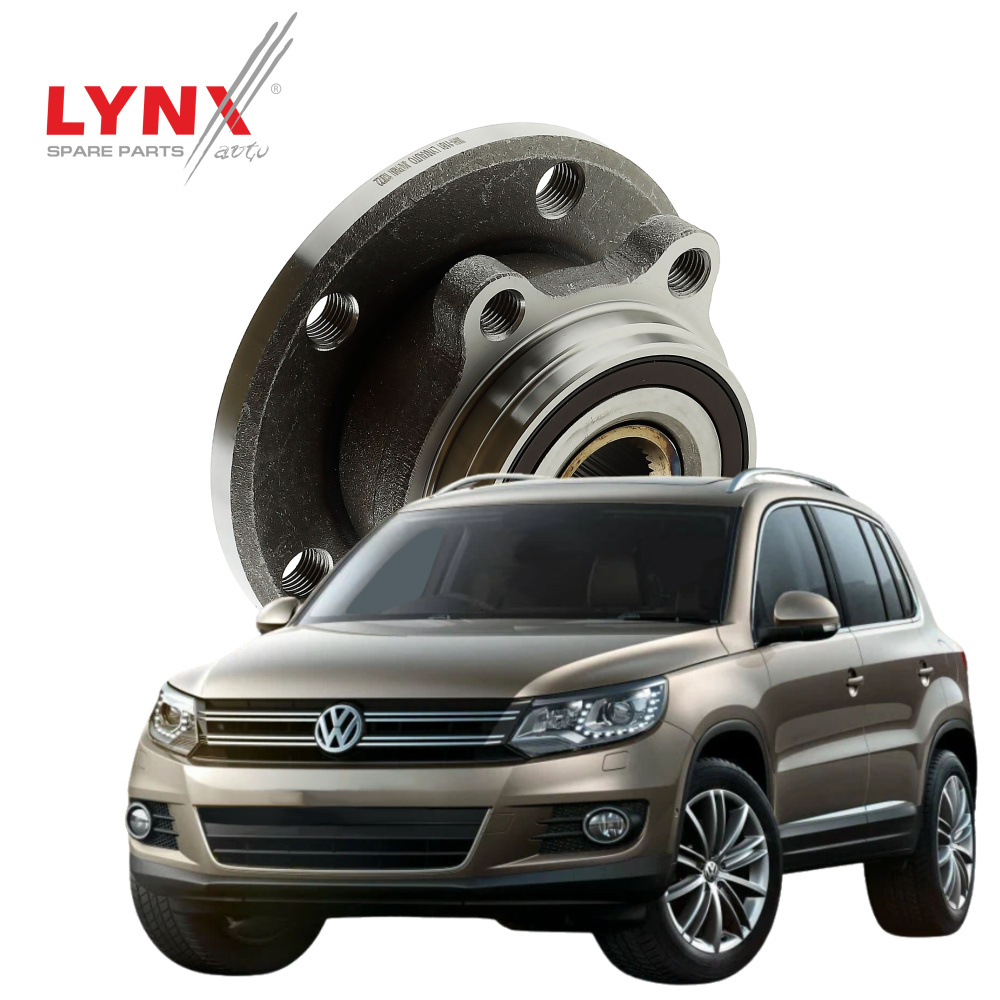 Ступица колеса Volkswagen TIGUAN (1) / Фольксваген Тигуан 2006 2007 2008  2009 2010 2011 2012 2013 2014 2015 2016 2017 / передняя, 1шт, LYNXauto -  купить по доступным ценам в интернет-магазине OZON (1109170455)