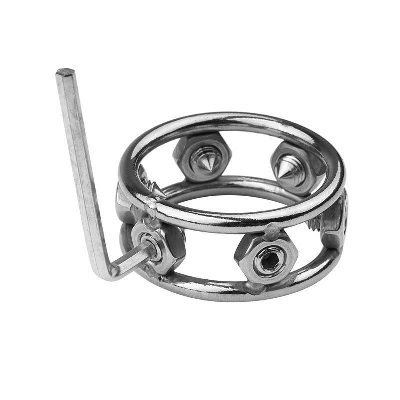 Малое металлическое кольцо под головку пениса