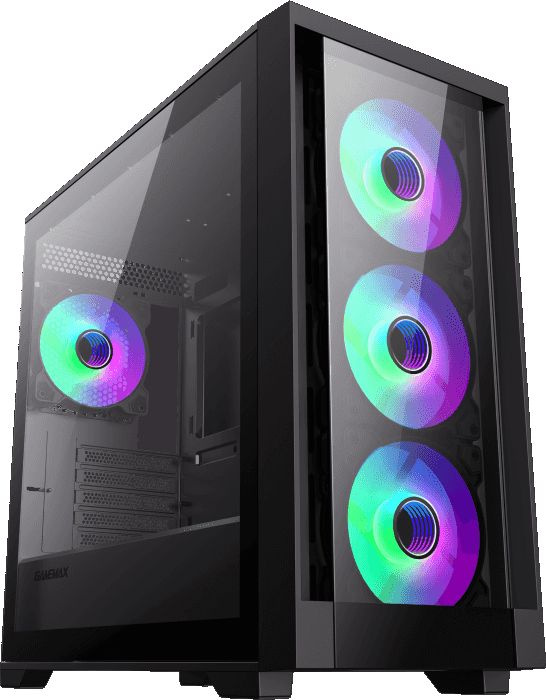 Компьютерный корпус mATX, без блока питания/ Gamemax DEFENDER TG mATX ...