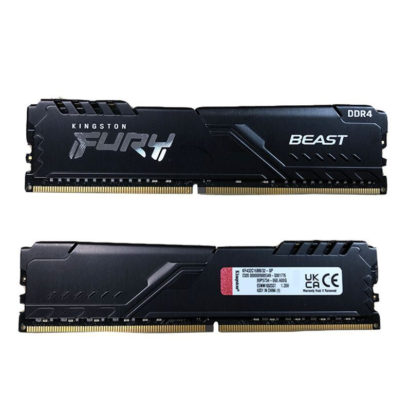 Модуль оперативной памяти Kingston Fury Beast Black DDR4 3200 МГц8 ГБ ...